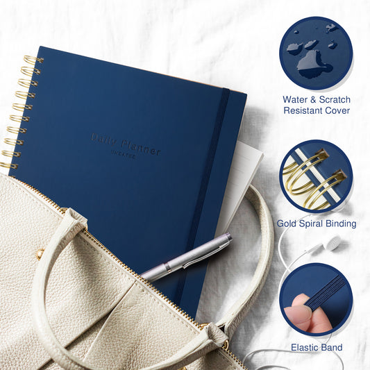Undated Daily Planner (2025-2027)  InspireLux Collection