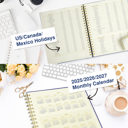 Undated Daily Planner (2025-2027)  InspireLux Collection